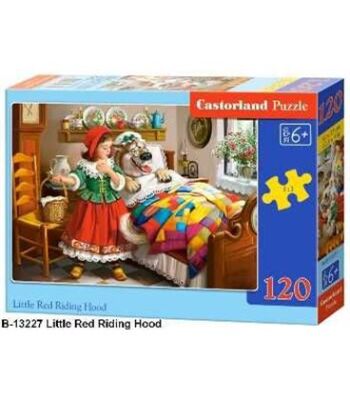 Puzzle &quot;Little Red Riding Hood and the Wolf&quot; 120 pieces детальное изображение 120 элементов Пазлы