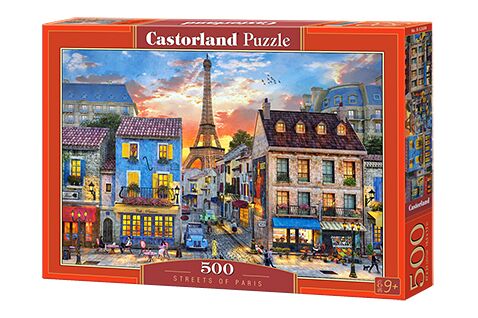 Puzzle STREETS OF PARIS 500 pieces детальное изображение 500 элементов Пазлы