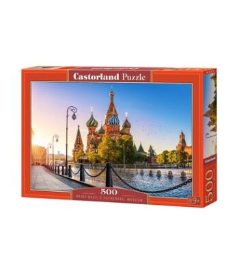 Puzzle St. Basil's Cathedral, Moscow 500 pieces детальное изображение 500 элементов Пазлы