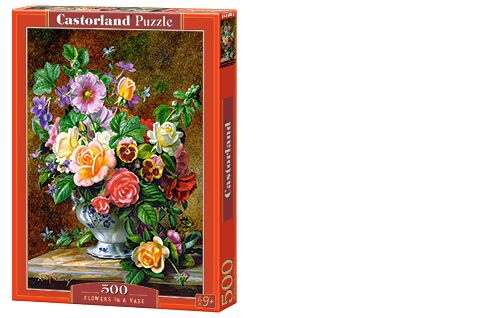 Puzzle FLOWERS IN A VASE 500 pcs детальное изображение 500 элементов Пазлы