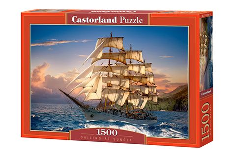 Пазл SAILING AT SUNSET 1500 шт детальное изображение 1500 элементов Пазлы
