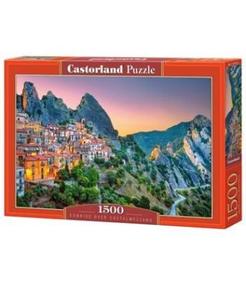 Puzzle Sunrise over Castelmezzano 1500 pieces детальное изображение 1500 элементов Пазлы