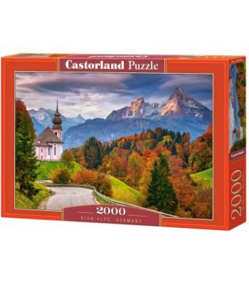 Пазл Осень в Баварских Альпах, Германия 2000 шт детальное изображение 2000 элементов Пазлы