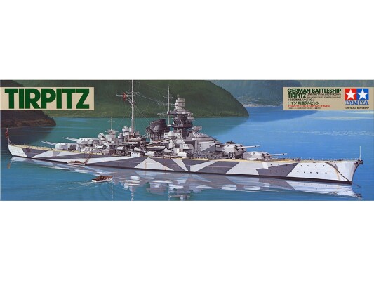 Збірна модель 1/350 німецький лінкор Тірпіц (Tirpitz) Tamiya 78015 детальное изображение Флот 1/350 Флот