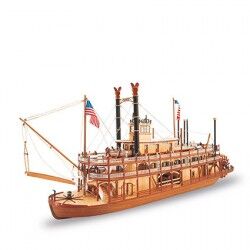 King of the Mississippi II Steamboat 1/80 детальное изображение Корабли Модели из дерева