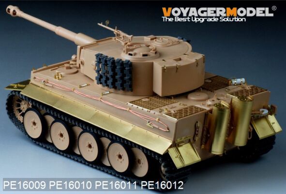 1/16  WWII German Tiger I MID Production Basic детальное изображение Фототравление Афтермаркет