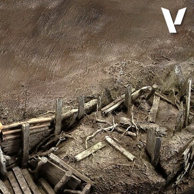 Імітація &quot;Текстура Темна земля&quot; (200 мл) (Dark Earth) Vallejo 26218 детальное изображение Материалы для создания Диорамы