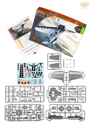 Збірна модель 1/48 Літак I-16 type 5 (в небі Іспанії пізня версія) Clear Prop 4822 детальное изображение Самолеты 1/48 Самолеты