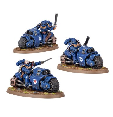 Игровой набор Warhammer 40000 - SPACE MARINES: OUTRIDER SQUAD детальное изображение Ультрамарины Космические Десантники