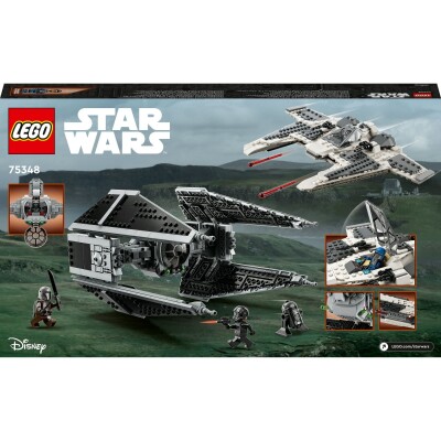 Конструктор LEGO Star Wars Мандалорский истребитель против перехватчика TIE 75348 детальное изображение Star Wars Lego