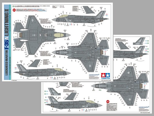 Збірна модель 1/72 літак Lockheed Martin F-35A Lightning II Tamiya 60792 детальное изображение Самолеты 1/72 Самолеты