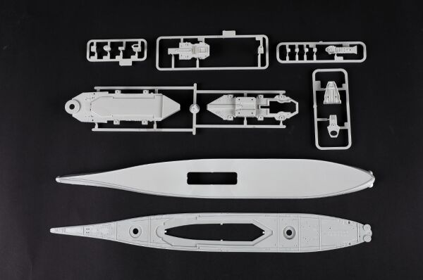Збірна модель корабля США Міссурі BB-63 детальное изображение Флот 1/700 Флот