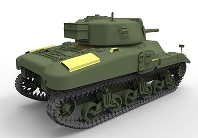 Scale model 1/35 Canadian cruiser tank Ram MK.II (early production) Bronco 35215 детальное изображение Бронетехника 1/35 Бронетехника