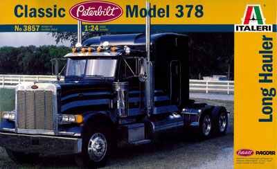 Scale Model 1/24 Truck Peterbilt 378 'Long Hauler' Italeri 3857 детальное изображение Грузовики / прицепы Гражданская техника