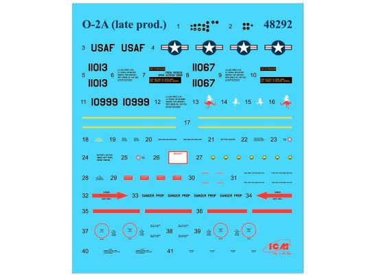 O-2A (late production) детальное изображение Самолеты 1/48 Самолеты