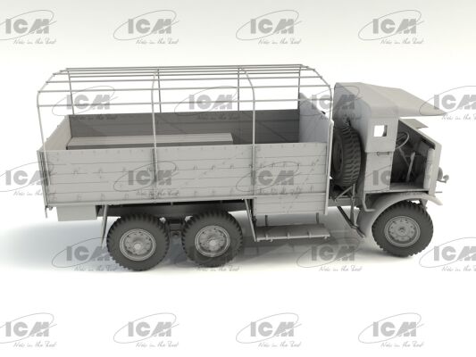 Збірна модель британського вантажного автомобіля II МВ детальное изображение Автомобили 1/35 Автомобили