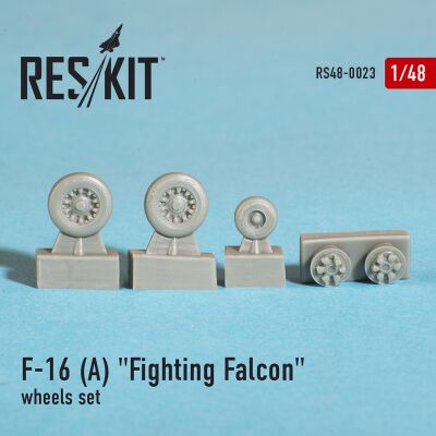 F-16 (A) &quot;Fighting Falcon&quot; wheels set (1/48) детальное изображение Смоляные колёса Афтермаркет