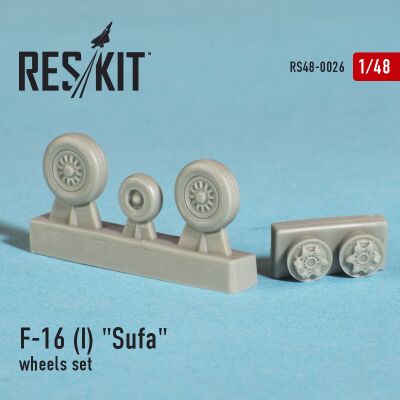 F-16 (I) &quot;Sufa&quot; wheels set (1/48) детальное изображение Смоляные колёса Афтермаркет