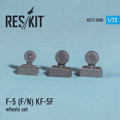 F-5 (F/N) KF-5F wheels set (1/72) детальное изображение Смоляные колёса Афтермаркет