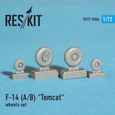 F-14 (A/B) &quot;Tomcat&quot;  wheels set (1/72) детальное изображение Смоляные колёса Афтермаркет
