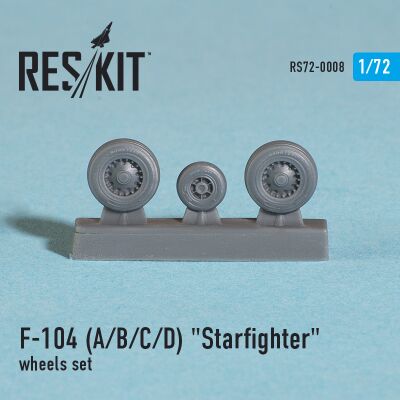 F-104 (A/B/C/D) &quot;Starfighter&quot; wheels set (1/72) детальное изображение Смоляные колёса Афтермаркет
