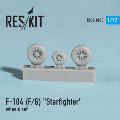 F-104 (F/G) &quot;Starfighter&quot; wheels set (1/72) детальное изображение Смоляные колёса Афтермаркет