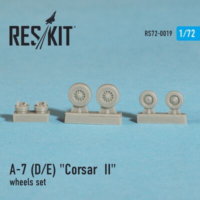 A-7 &quot;Corsair II&quot; (D) wheels set (1/72) детальное изображение Смоляные колёса Афтермаркет
