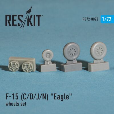 F-15 (C/D/J/N) &quot;Eagle&quot; wheels set (1/72) детальное изображение Смоляные колёса Афтермаркет