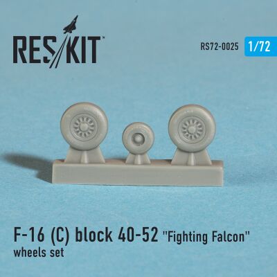 F-16 (C) block 40-52 &quot;Fighting Falcon&quot; wheels set (1/72) детальное изображение Смоляные колёса Афтермаркет