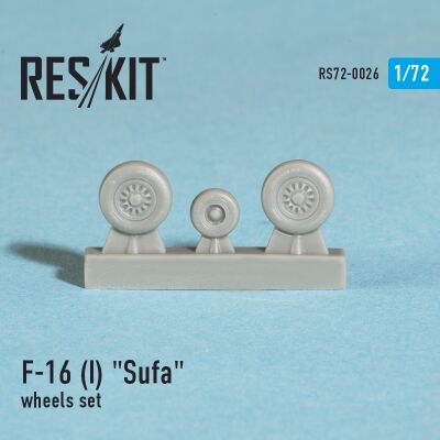F-16 (I) &quot;Sufa&quot; wheels set (1/72) детальное изображение Смоляные колёса Афтермаркет