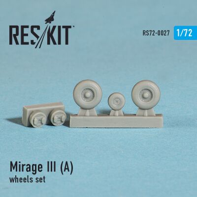 Mirage III (A) wheels set (1/72) детальное изображение Смоляные колёса Афтермаркет