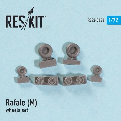 Rafale (M)  wheels set (1/72) детальное изображение Смоляные колёса Афтермаркет