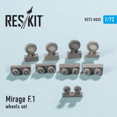 Mirage F.1 wheels set (1/72) детальное изображение Смоляные колёса Афтермаркет