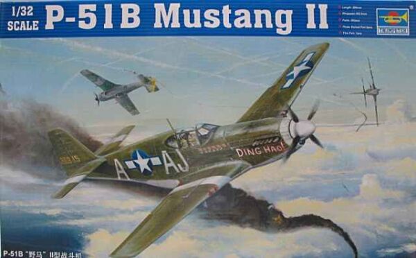 Scale model 1/32 P-51 B Mustang Trumpeter 02274 детальное изображение Самолеты 1/32 Самолеты