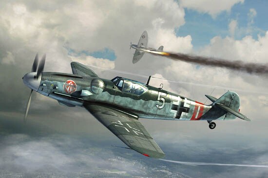 Збірна модель 1/32 Літак Messerschmitt Bf 109G-6 (пізній) Trumpeter 02297 детальное изображение Самолеты 1/32 Самолеты