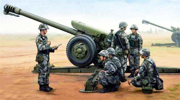 Збірна модель радянської самохідної гаубиці PLA PL96 122mm Howitzer детальное изображение Артиллерия 1/35 Артиллерия