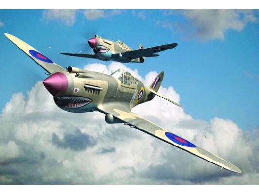 Збірна модель 1/48 Літак Curtiss P-40B &quot;Warhawk&quot; Trumpeter 02807 детальное изображение Самолеты 1/48 Самолеты