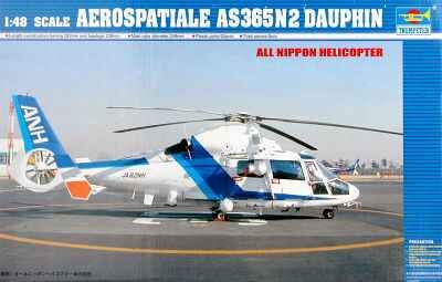 Збірна модель гвинтокрила AEROSPATIALE AS365N2 DAUPIN детальное изображение Вертолеты 1/48 Вертолеты