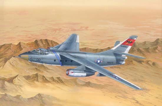 Збірна модель 1/48 Стратегічний бомбардувальник TA-3B Skywarrior Trumpeter 02870 детальное изображение Самолеты 1/48 Самолеты