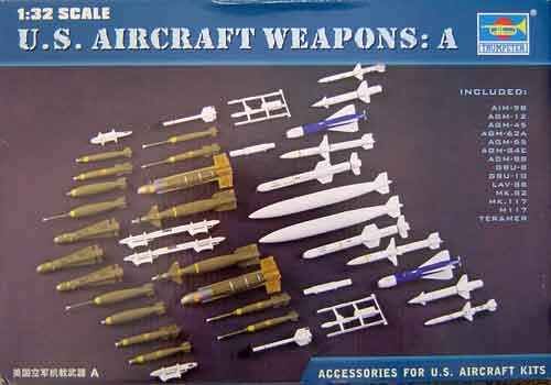 Збірна модель 1/32 Авіаційне озброєння США Trumpeter 03302 детальное изображение Самолеты 1/32 Самолеты