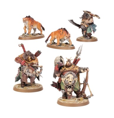 Ігровий набір Warhammer AGE OF SIGMAR - OGOR MAWTRIBES - HUNTERS WITH SABREFANGS детальное изображение Племена Огров Разрушение