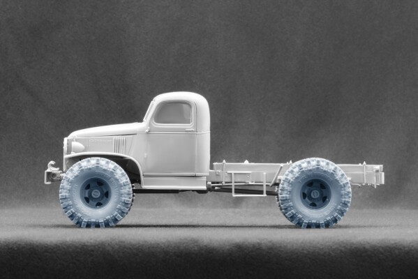 Набор колес (с деформацией) Rat Rod для G506 Cargo Truck от ICM, Miniart ScaleX WW-35032W детальное изображение Колёса Афтермаркет