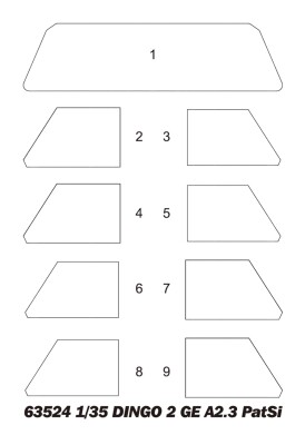Збірна модель 1/35 Бронетранспортер Dingo 2 GE A2.3 PatSi I LOVE KIT 63524 детальное изображение Автомобили 1/35 Автомобили