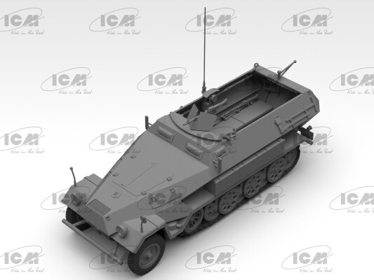 Збірна модель 1/35 Напівгусеничний бронетранспортер Sd.Kfz.251/1 Ausf.B ICM 35106 детальное изображение Бронетехника 1/35 Бронетехника