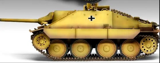 Scale model 1/35 self-propelled gun Jagdpanther 38(t) Hetzer &quot;Early version&quot; Academy 13278 детальное изображение Бронетехника 1/35 Бронетехника