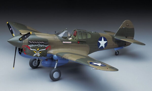 Сборная модель 1/32 Самолет P-40E Warhawk Хасегава 08879 детальное изображение Самолеты 1/32 Самолеты