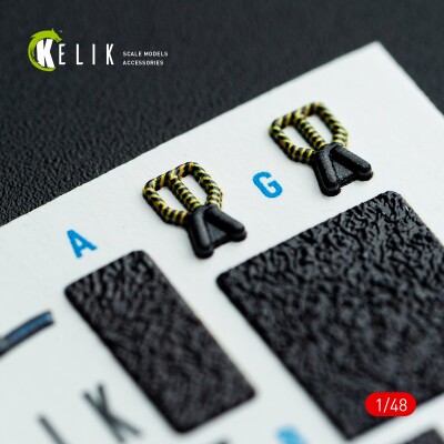 Lockheed Martin F-16 F Block 60 3D декаль інтер'єр для комплекту Hasegawa 1/48 KELIK K48128 детальное изображение 3D Декали Афтермаркет