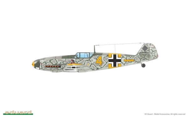 Збірна модель 1/48 Літак Bf 109F-2 Eduard 82115 детальное изображение Самолеты 1/48 Самолеты