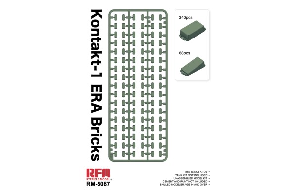 Блоки динамічного захисту &quot;Контакт-1&quot; RFM RM-5087 детальное изображение Аксессуары Диорамы