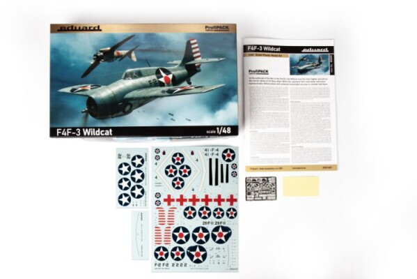 Збірна модель 1/48 Літак F4F-3 Wildcat ProfiPack Edition Eduard 82201 детальное изображение Самолеты 1/48 Самолеты